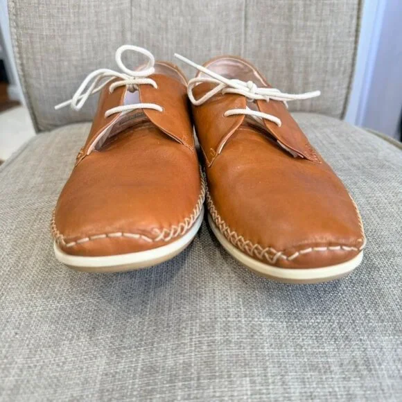 Pikolinos Roma Flat Leather Shoes – Brown (EU 39) - Picture 3 of 8